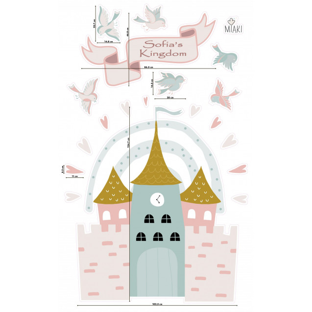 Sticker Princess in a Castle