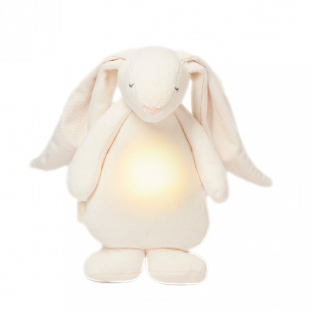 Jucarie muzicala cu lampa incorporata Moonie - Bunny Cream