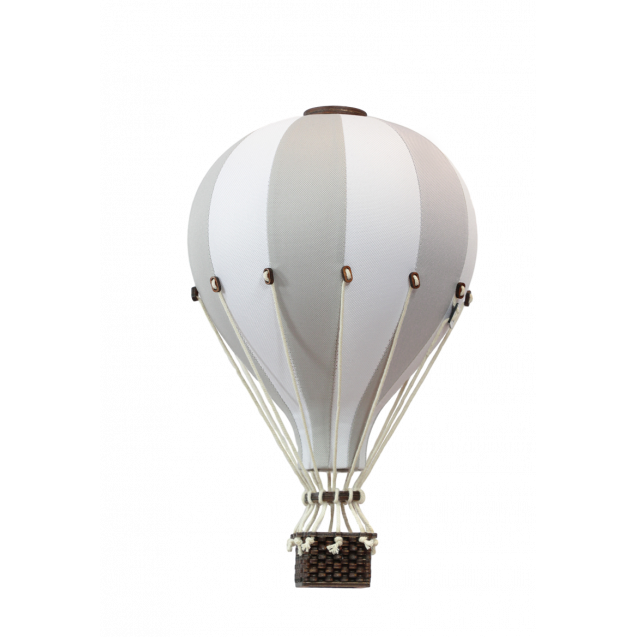 Balon decorativ white/grey, 28 cm