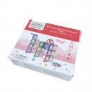 Ball Run Clever Pack pastel, set magnetic 110 piese