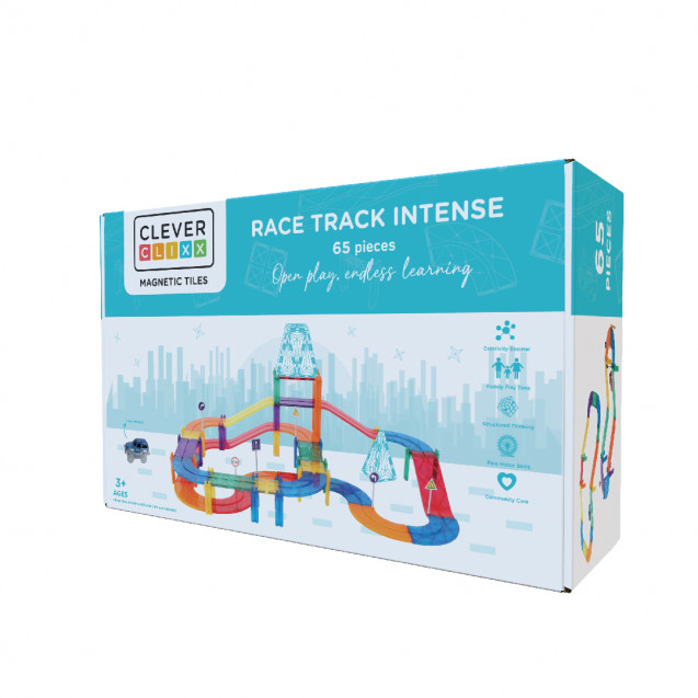 Race Track Intense, set magnetic 65 piese
