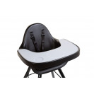 Tavita scaun de masa Childhome Evolu + Protectie din silicon, Negru