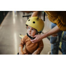 Casca de protectie pentru copii, sistem de reglare magnetic cu led, XXS-S, 45-51 cm, 1 an+, Lemon, Scoot & Ride