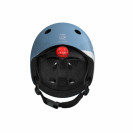 Casca de protectie pentru copii, sistem de reglare magnetic cu led, XXS-S, 45-51 cm, 1 an+, Steel Reflectorizant, Scoot & Ride