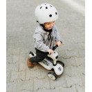 Casca de protectie pentru copii, sistem de reglare magnetic cu led, S-M, 51-55 cm, 3 ani+, Ash, Scoot & Ride
