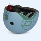 Casca de protectie pentru copii, sistem de reglare magnetic cu led, XXS-S, 45-51 cm, 1 an+, Steel, Scoot & Ride