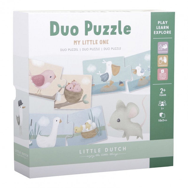 Puzzle Duo din carton FSC