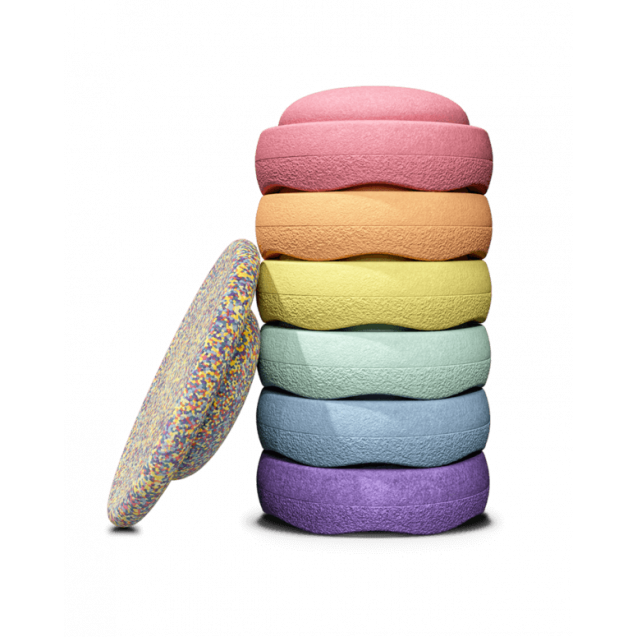 Set de Joaca Stapelstein Rainbow pastel
