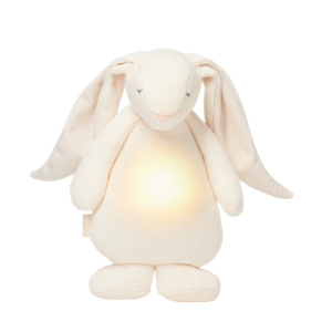 Jucarie muzicala cu lampa incorporata Moonie - Bunny Cream