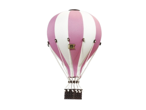 Balon decorativ White/Pink, 28 cm