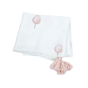 Muselina cu franjuri - Cotton Candy - Effiki