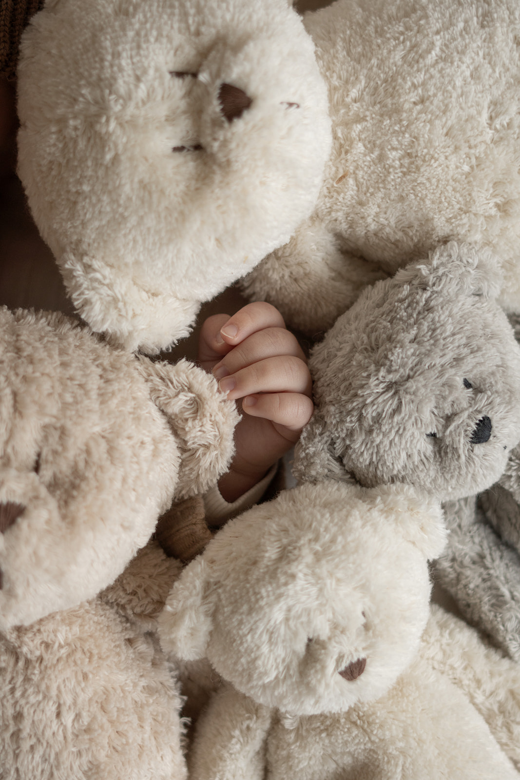 Jucarie muzicala cu lampa incorporata Moonie - Bear Gray Natur - Image 4