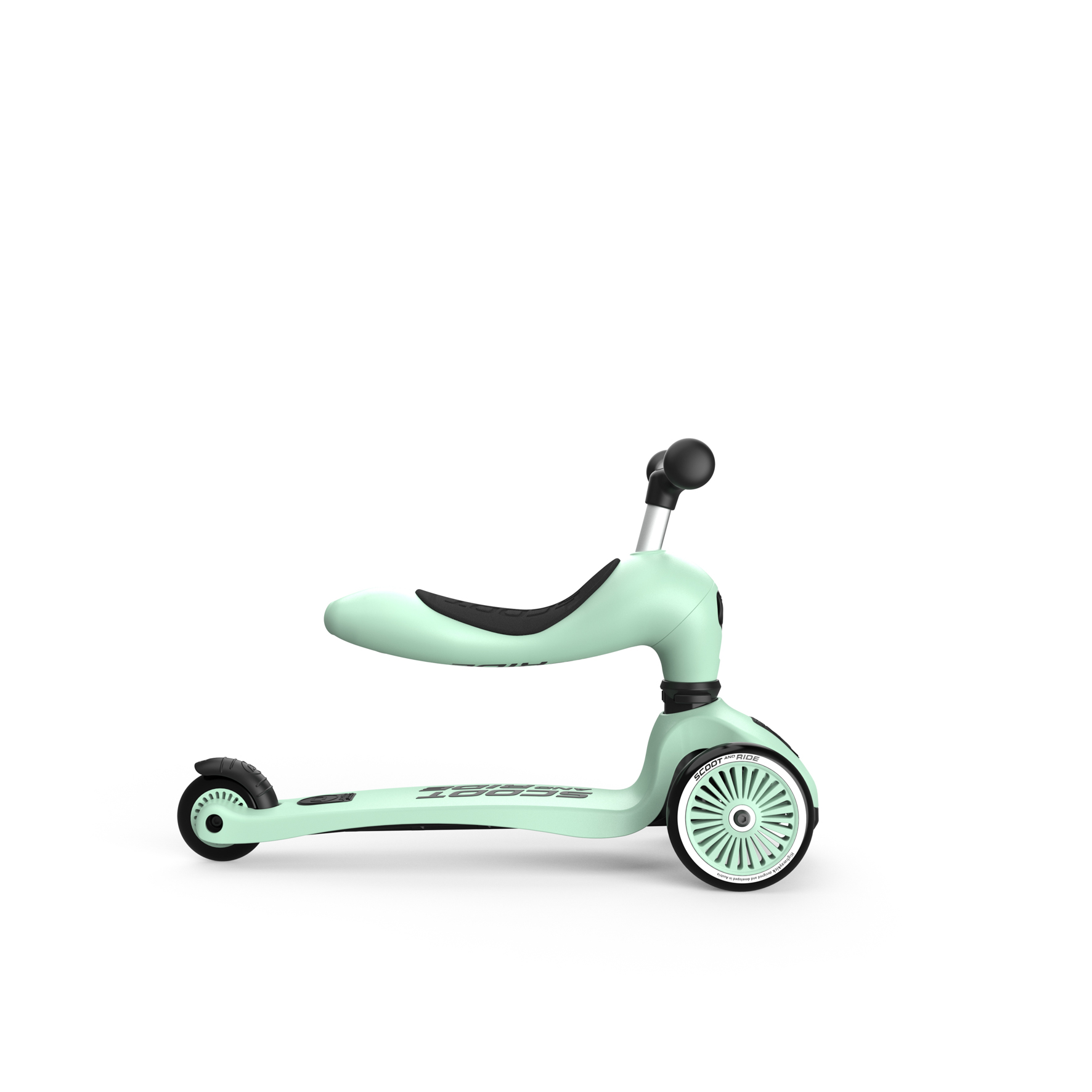 Trotineta copii cu sezut, transformabila 2in1, HighwayKick 1 Kiwi, 1-5 ani, Scoot & Ride - Image 7