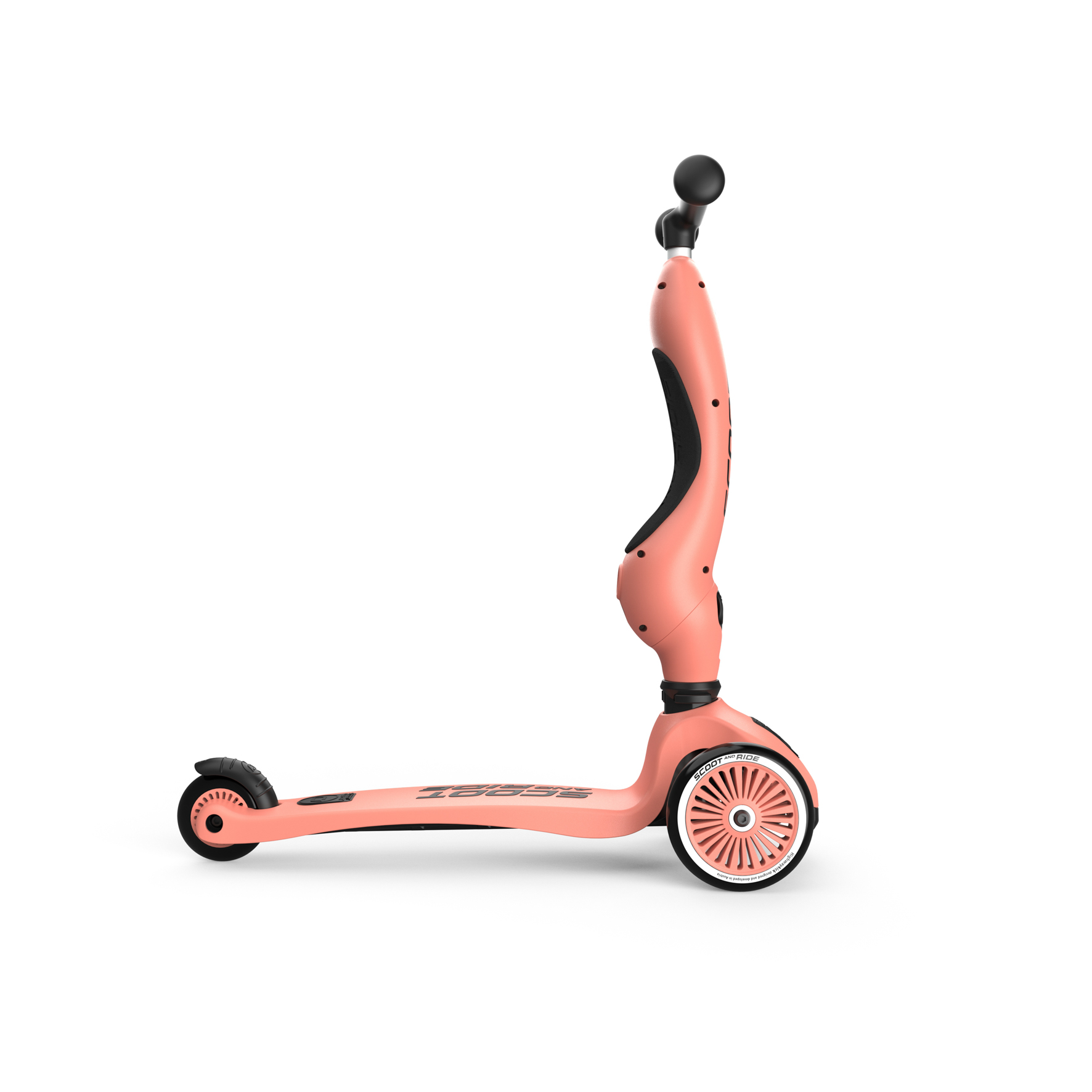 Trotineta copii cu sezut, transformabila 2in1, HighwayKick 1 Peach, 1-5 ani, Scoot & Ride - Image 2