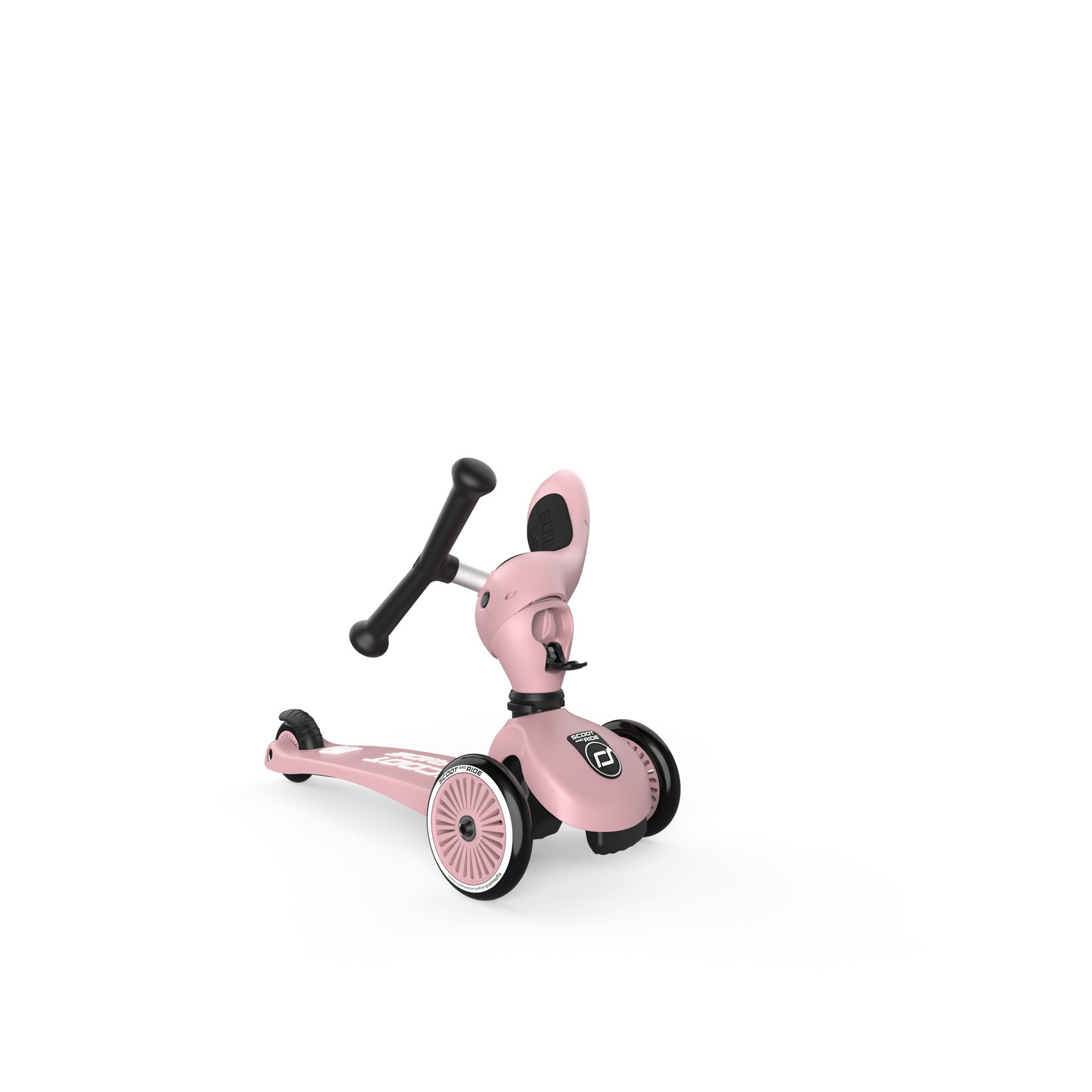 Trotineta copii cu sezut, transformabila 2in1, HighwayKick 1 Rose, 1-5 ani, Scoot & Ride - Image 6
