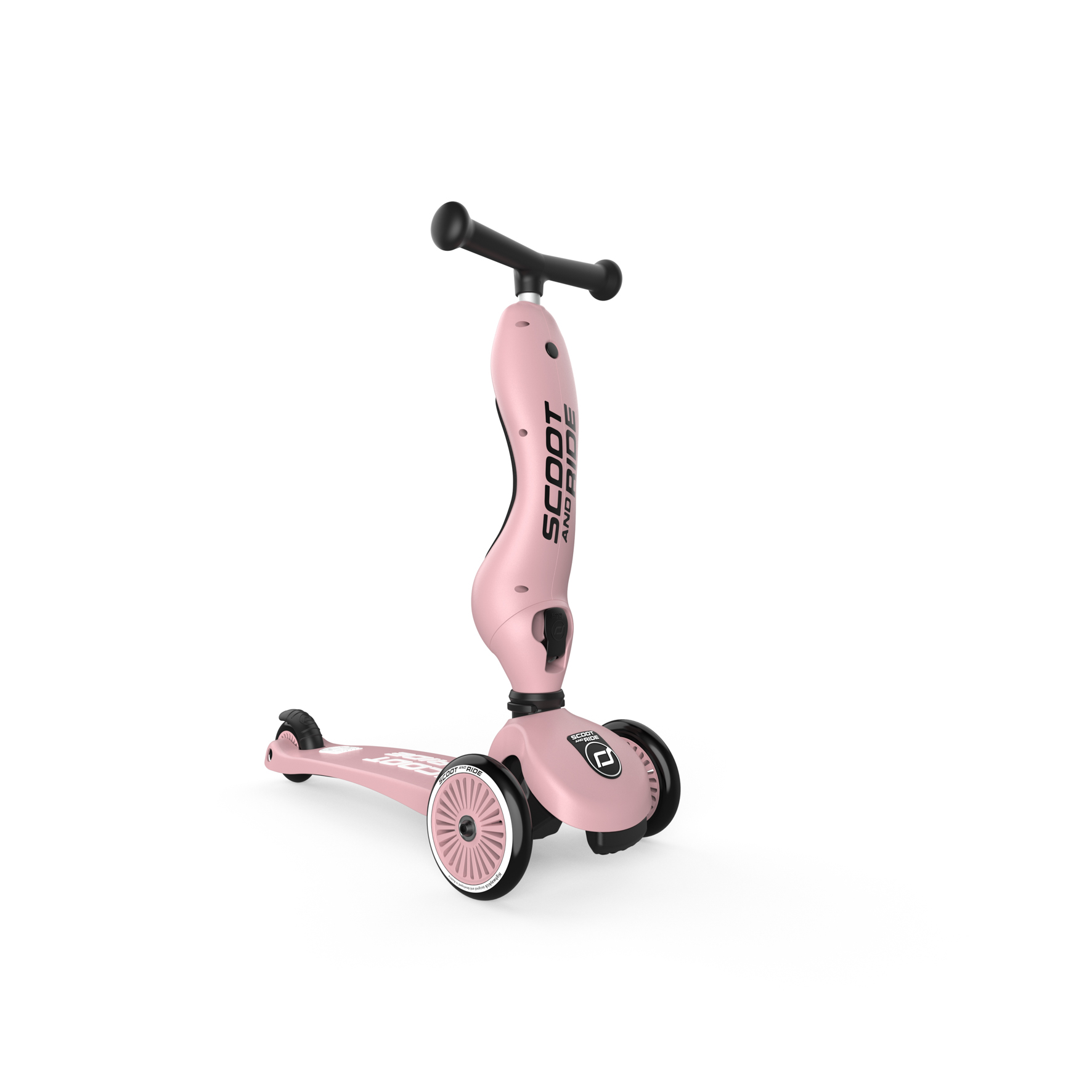 Trotineta copii cu sezut, transformabila 2in1, HighwayKick 1 Rose, 1-5 ani, Scoot & Ride - Image 2