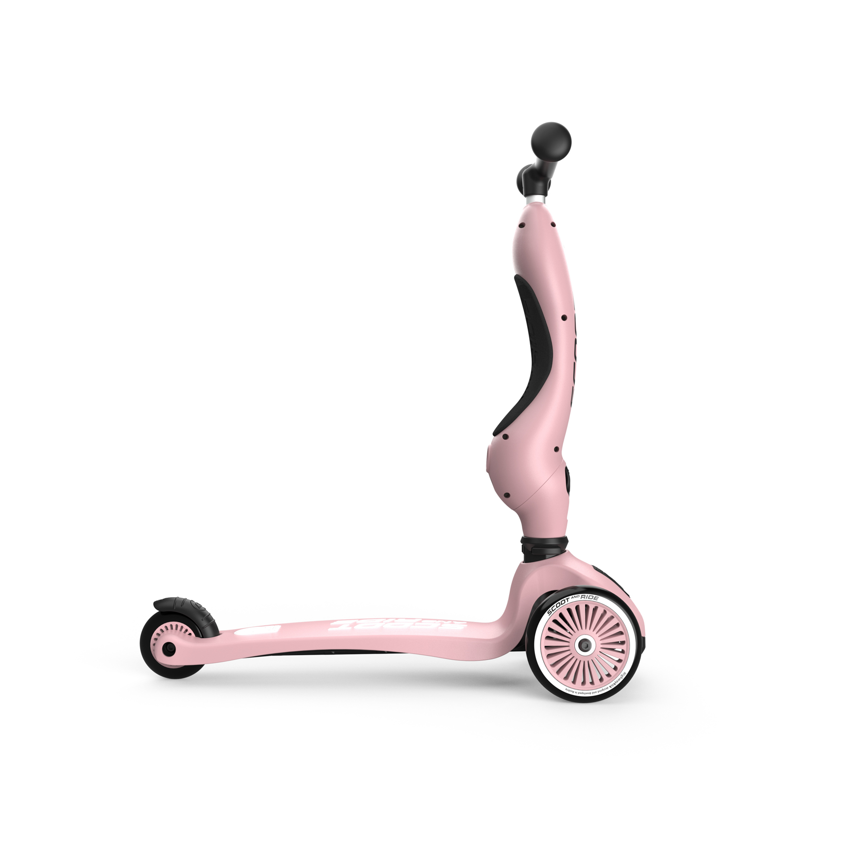 Trotineta copii cu sezut, transformabila 2in1, HighwayKick 1 Rose, 1-5 ani, Scoot & Ride - Image 5