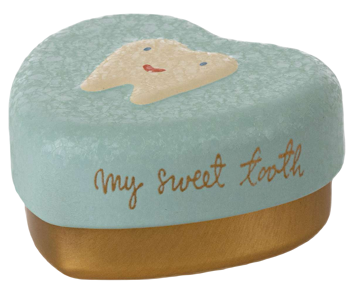 Tooth box, cutie pentru dintisori mica - Mint - Maileg