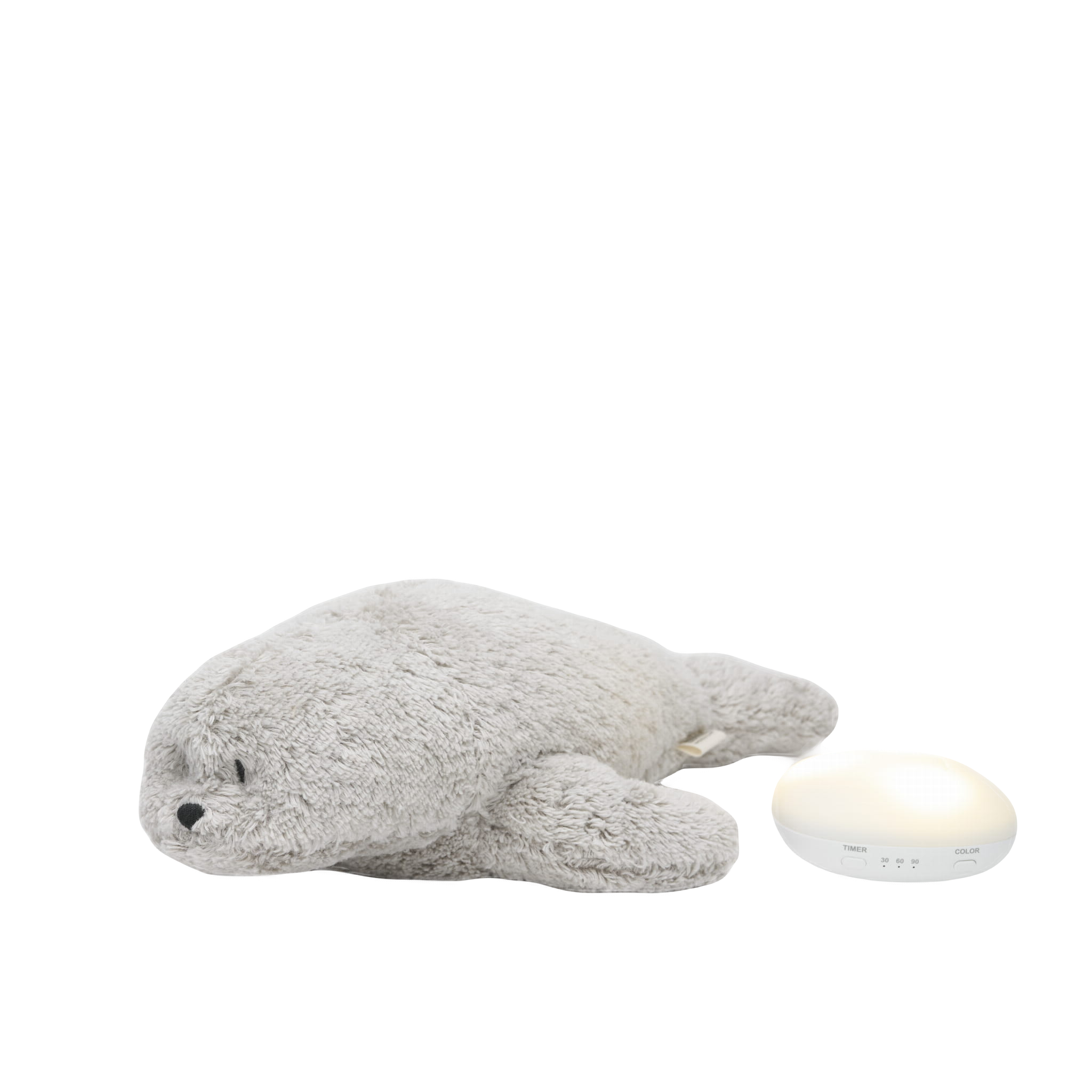 Jucarie muzicala cu lampa incorporata Moonie - Seal Gray