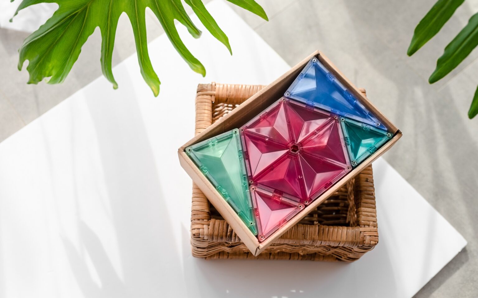 Set magnetic Pastel Geometry Pack 40 piese - Connetix - Image 3