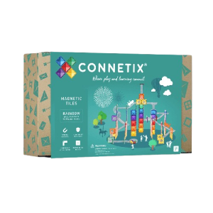 Set magnetic Rainbow Ball Run Pack 92 piese - Connetix