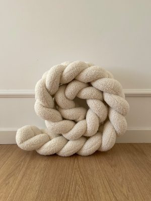 Protectie patut Boucle Ivory Cloud