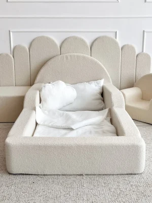 Monio - Pat pentru copii - Boucle Cream