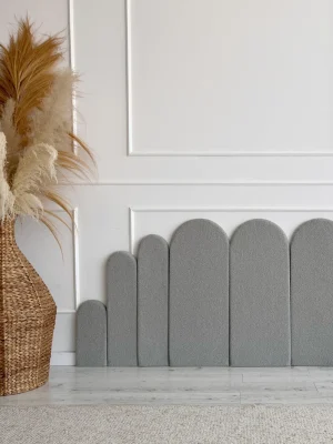 Panou tapițat de perete – Grey Boucle