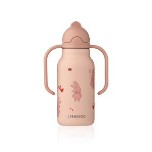Sticla de apa Kimmie din otel, cu manere 250 ml- Wild Cherry/ Rosey