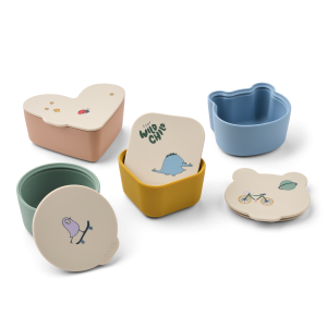 Set cutii pentru gustare Toto 4-pack - Liewood
