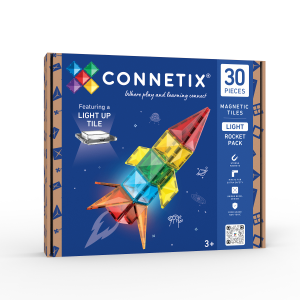 Set magnetic Light Rocket Pack 30 piese – Connetix