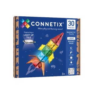 Set magnetic Light Rocket Pack 30 piese – Connetix
