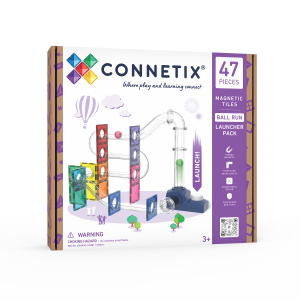 Set magnetic Ball Run Launcher Pack 47 piese – Connetix