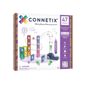 Set magnetic Ball Run Launcher Pack 47 piese – Connetix