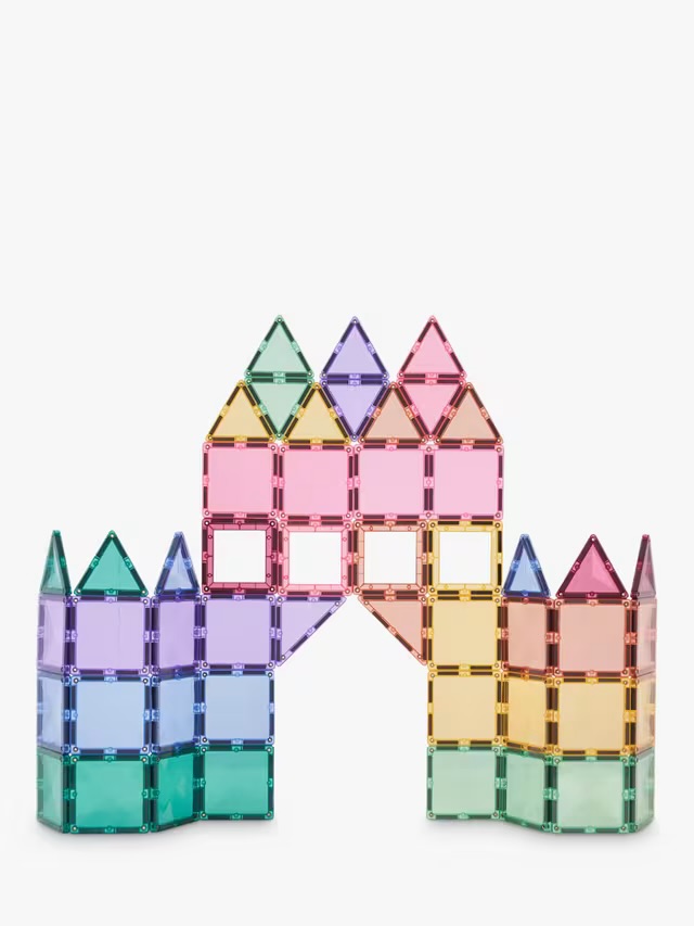 Set magnetic Pastel Creative Pack 104 piese – Connetix - imagine 6