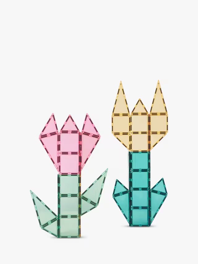 Set magnetic Pastel Creative Pack 104 piese – Connetix - imagine 7