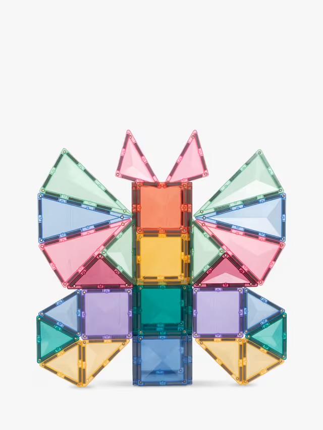 Set magnetic Pastel Creative Pack 104 piese – Connetix - imagine 8