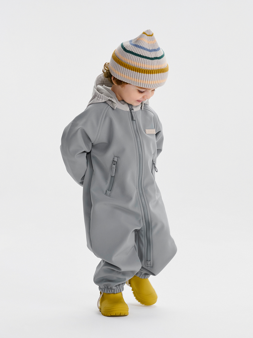Salopeta Softshell Leokid - Lilo Limestone - Image 6