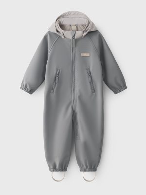 Salopeta Softshell Leokid - Lilo Limestone