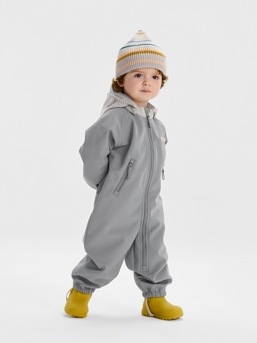 Salopeta Softshell Leokid - Lilo Limestone - Image 2