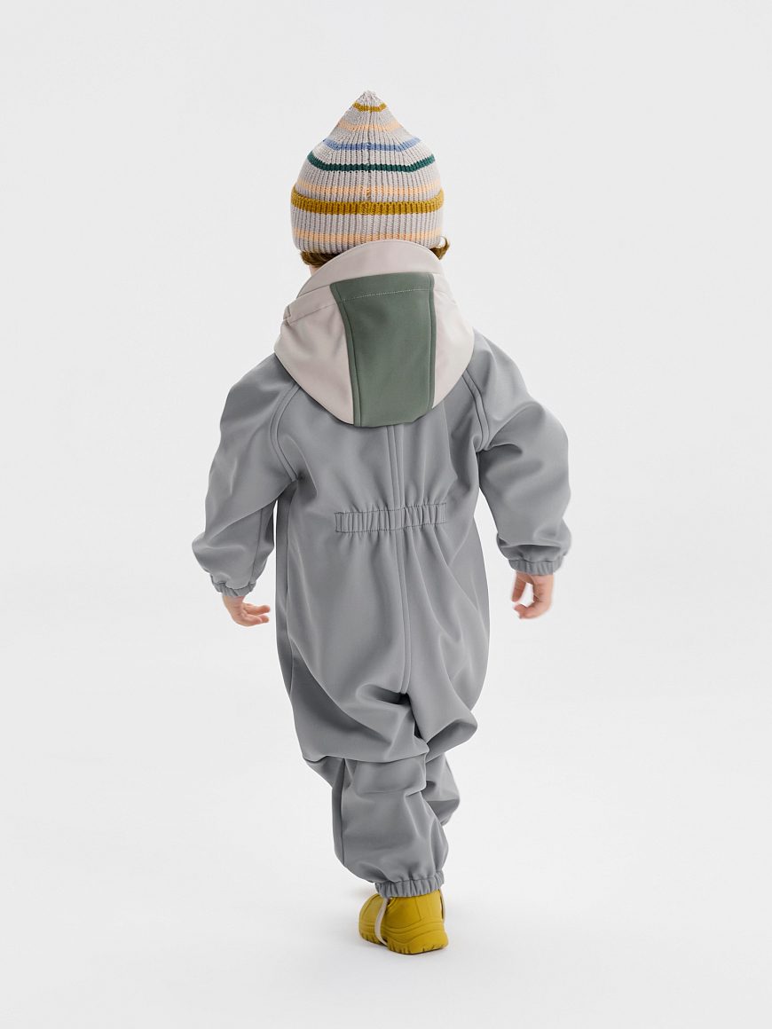 Salopeta Softshell Leokid - Lilo Limestone - Image 3