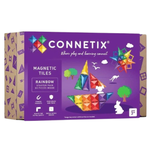 Set magnetic Rainbow Starter Pack 60 piese – Connetix