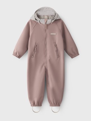 Salopeta Softshell Leokid - Ash Rose