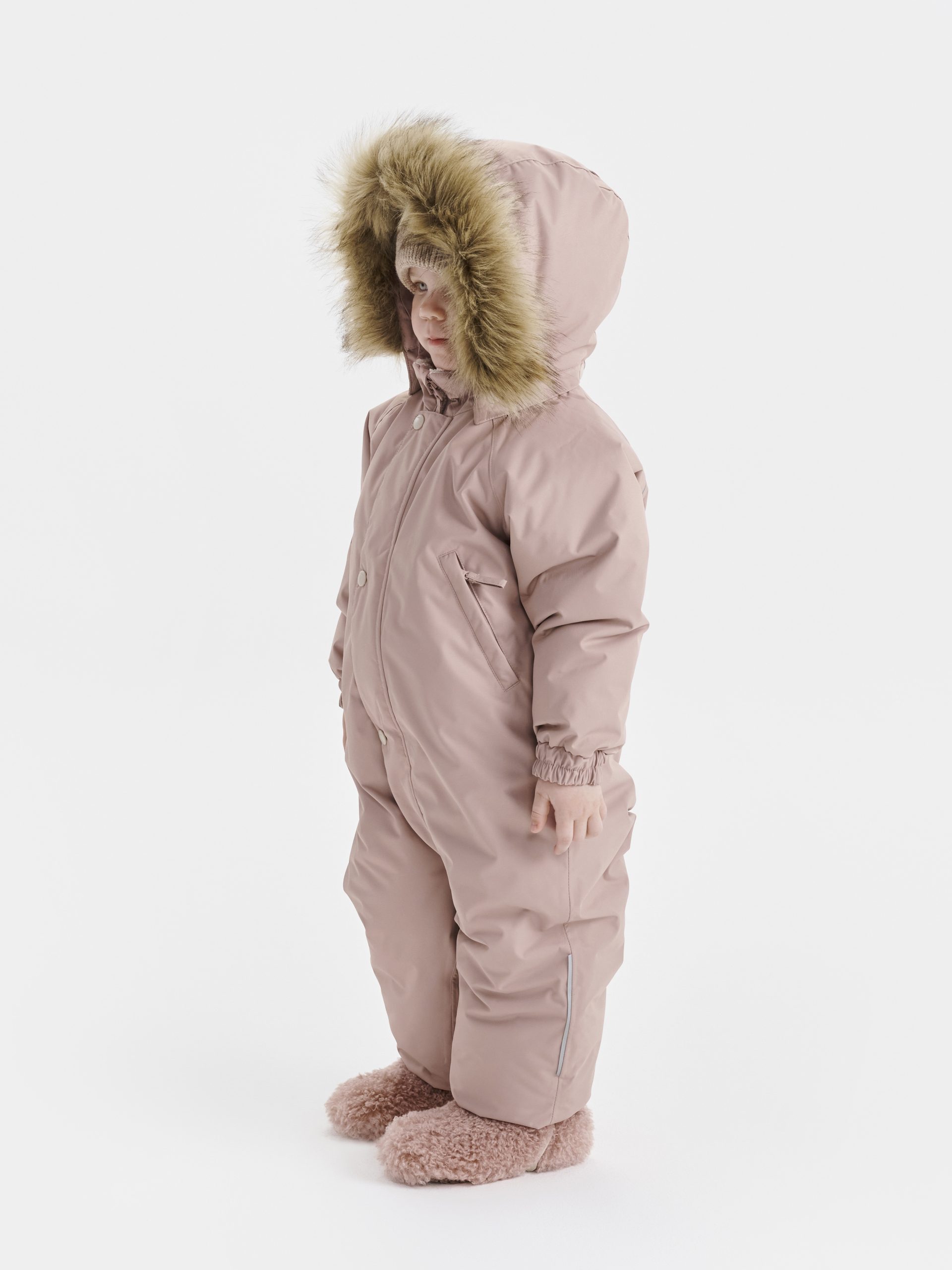 Costum de iarnă Hero Pink Bloom - imagine 4