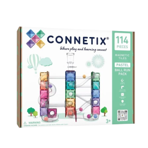 Set magnetic Ball Run Pastel Pack 114 piese – Connetix