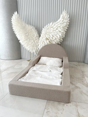 Monio - Pat pentru copii 90 x 180 - Boucle Beige