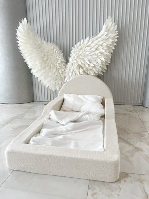 Monio - Pat pentru copii 90 x 200 - Boucle Cream