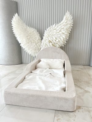 Monio - Pat pentru copii 90 x 180 - Corduroy Cream