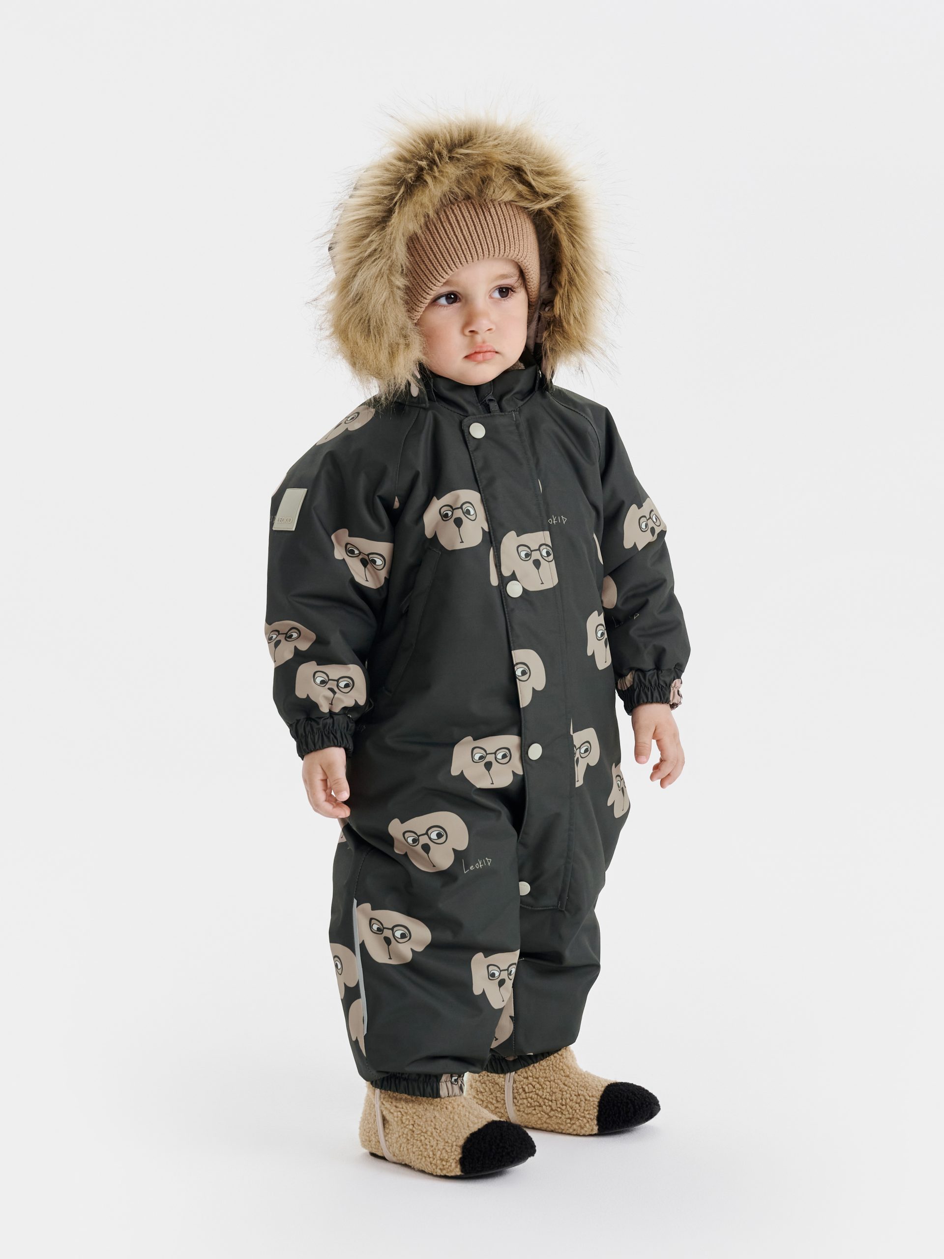 Costum de iarnă Hero Charcoal Puppy - imagine 6