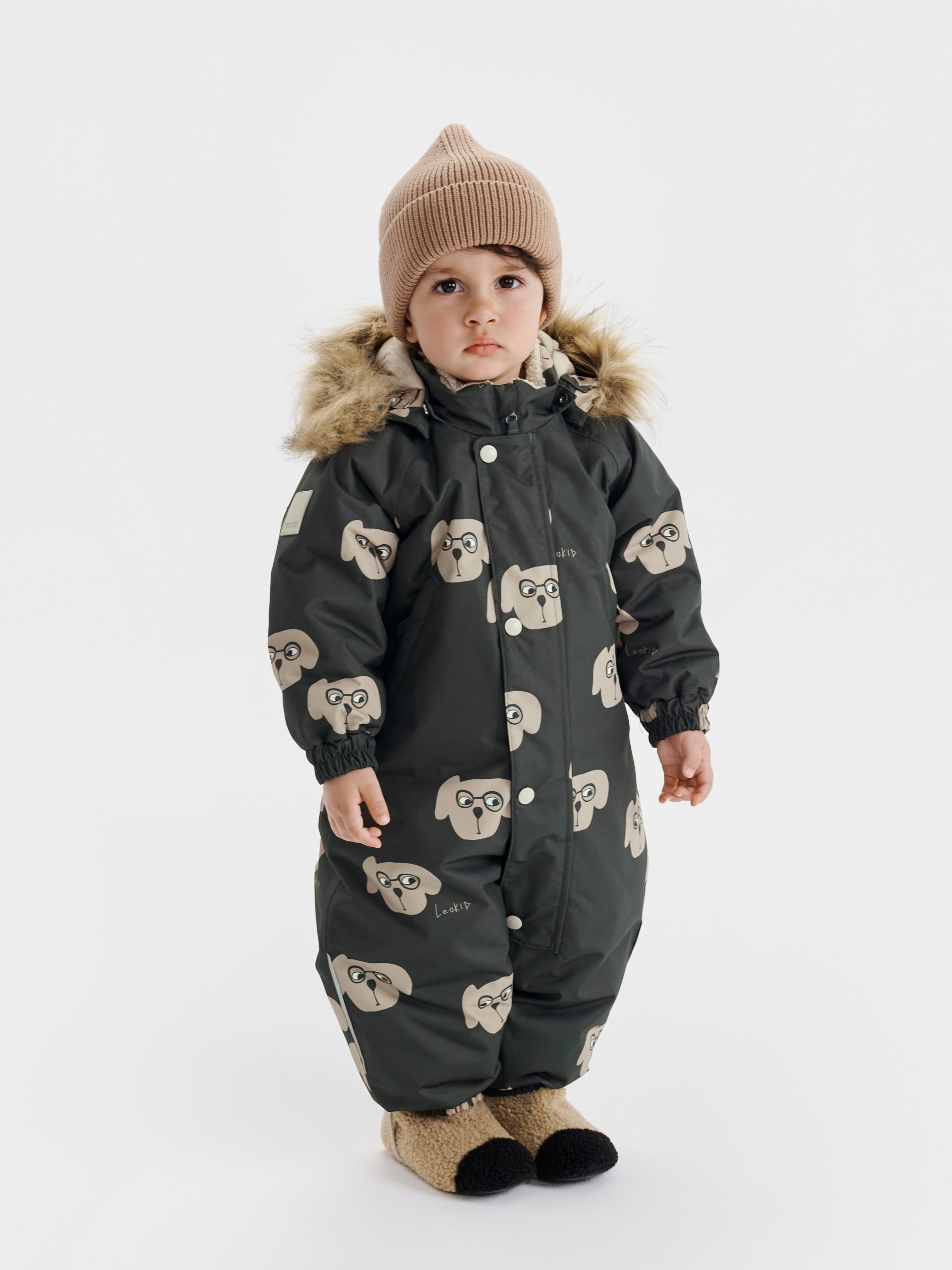Costum de iarnă Hero Charcoal Puppy - imagine 4